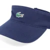 Clearance Lacoste Small Logo Navy Blue Visor -