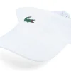 Visor-Lacoste Small Logo White Visor -