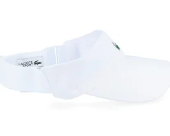 Visor-Lacoste Small Logo White Visor -