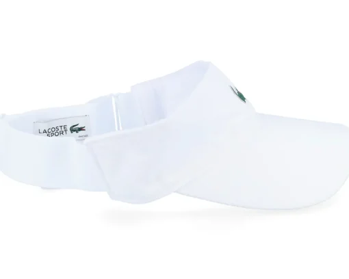 Visor-Lacoste Small Logo White Visor -
