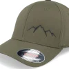 Flexfit-Wild Spirit Small Mountain Black/Olive Flexfit - Green
