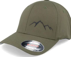 Flexfit-Wild Spirit Small Mountain Black/Olive Flexfit - Green