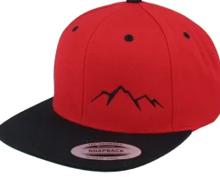 Snapback-Wild Spirit Small Mountain Black/Olive/Black Snapback - Green