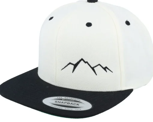 Snapback-Wild Spirit Small Mountain Black/Olive/Black Snapback - Green
