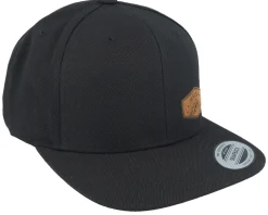 Snapback-Wild Spirit Small Mountain Brown Patch Black Snapback -