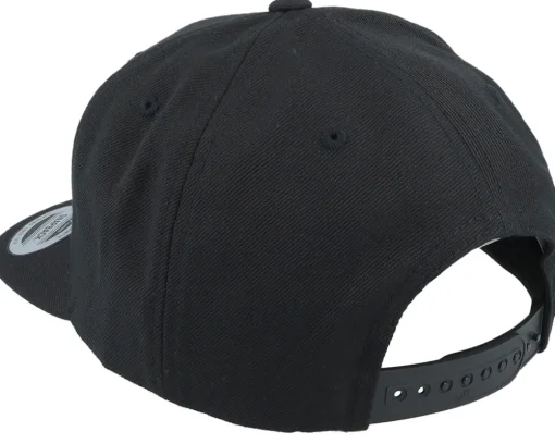 Snapback-Wild Spirit Small Mountain Brown Patch Black Snapback -