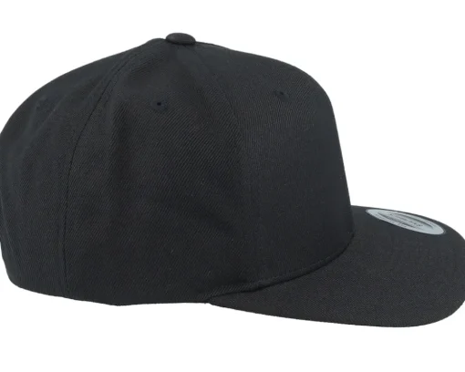 Snapback-Wild Spirit Small Mountain Brown Patch Black Snapback -