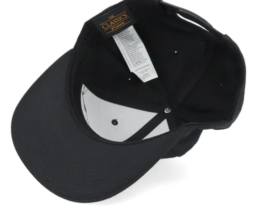 Snapback-Wild Spirit Small Mountain Brown Patch Black Snapback -