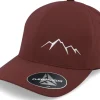 Flexfit-Wild Spirit Small Mountain Delta Maroon Flexfit - Red