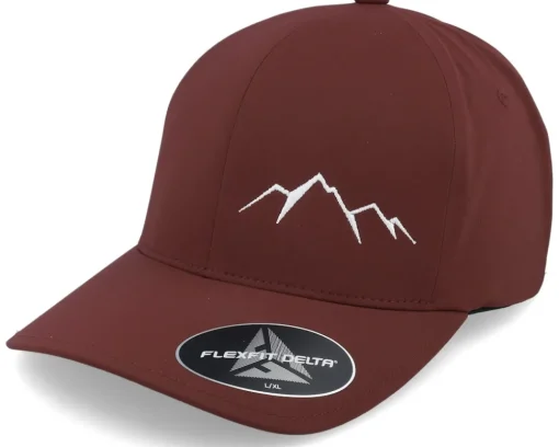 Flexfit-Wild Spirit Small Mountain Delta Maroon Flexfit - Red