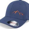 Flexfit-Wild Spirit Small Mountain Orange/Navy Flexfit - Blue
