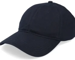 Dad Cap-Lacoste Small Side Logo Pu Strap Dad Cap - Black