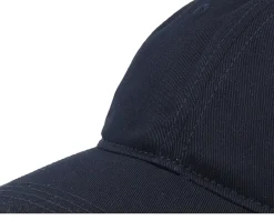 Dad Cap-Lacoste Small Side Logo Pu Strap Dad Cap - Black