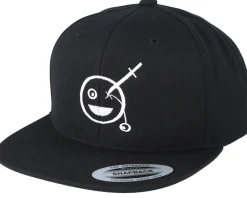Clearance Iconic Smiley Knife Black Snapback -