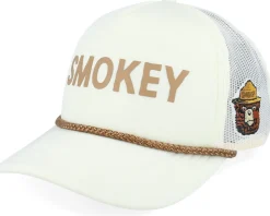 Clearance American Needle Smokey Bear Foamy Roscoe White Trucker -