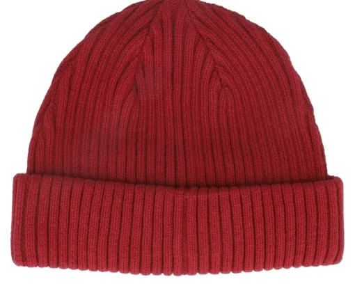 Short Beanies-Resteröds Smula Burgundy Short Beanie - Red