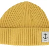 Organic Beanies-Resteröds Smula Mustard Yellow Organic Short Beanie -