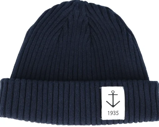 Outlet Resteröds Smula Organic Navy Short Beanie -