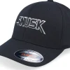 Flexfit-Iconic Snusk 3d Black Logo Black Flexfit -