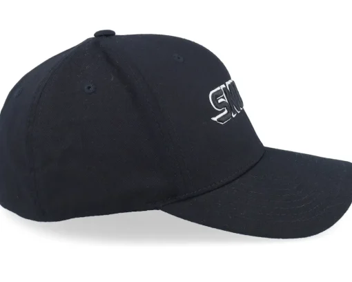 Flexfit-Iconic Snusk 3d Black Logo Black Flexfit -