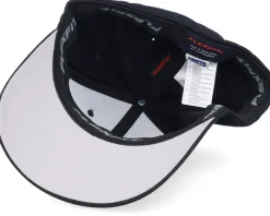 Flexfit-Iconic Snusk 3d Black Logo Black Flexfit -
