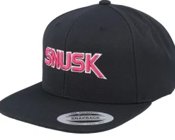 Snapback-Iconic Snusk 3d Pink Logo Black Snapback -