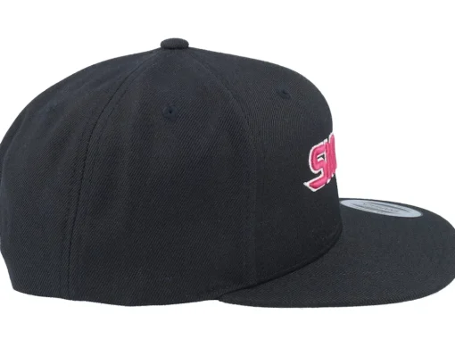 Snapback-Iconic Snusk 3d Pink Logo Black Snapback -
