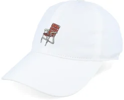 Dad Cap-Dedicated Soft Cap Lawn Chair White Dad Cap -