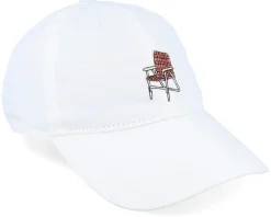 Dad Cap-Dedicated Soft Cap Lawn Chair White Dad Cap -