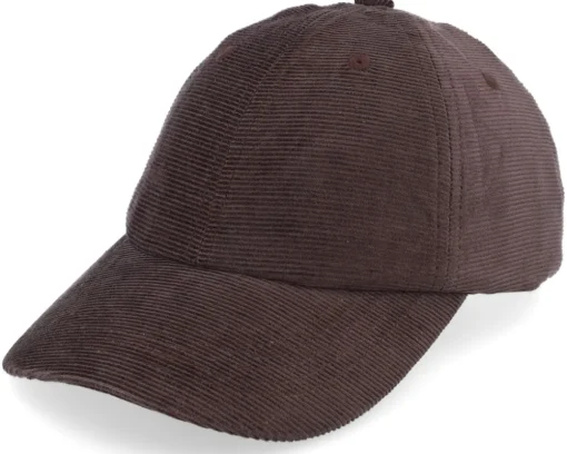 Hot Dedicated Soft Cap Slussen Corduroy Base Coffee Dad Cap - Brown
