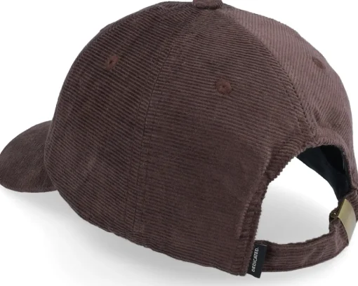 Hot Dedicated Soft Cap Slussen Corduroy Base Coffee Dad Cap - Brown
