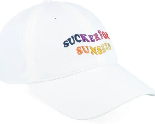 Hot Dedicated Soft Cap Slussen Sucker For Sunset Off-white Dad Cap -
