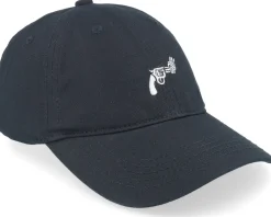 Hot Dedicated Soft Cap Slussen The Knotted Gun Black Dad Cap -