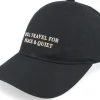 Online Dedicated Soft Cap Slussen Will Travel Black Dad Cap -