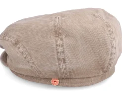 Flat Caps-Mayser Softcap Outdoor Khaki Flat Cap -