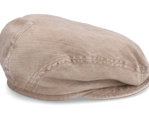 Flat Caps-Mayser Softcap Outdoor Khaki Flat Cap -