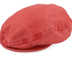 Flat Caps-Mayser Softcap Outdoor Red Flat Cap -
