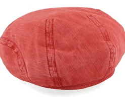Flat Caps-Mayser Softcap Outdoor Red Flat Cap -