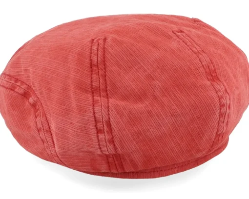 Flat Caps-Mayser Softcap Outdoor Red Flat Cap -