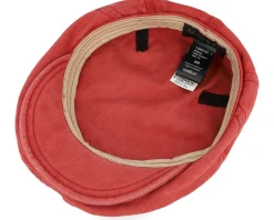 Flat Caps-Mayser Softcap Outdoor Red Flat Cap -