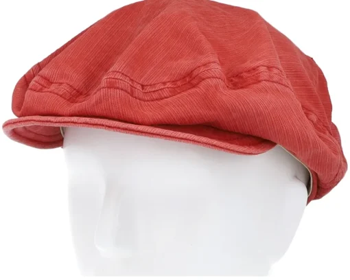 Flat Caps-Mayser Softcap Outdoor Red Flat Cap -
