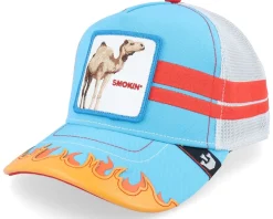 Trucker-Goorin Bros. Somebody Stop Me- Supercharged Blue/White A-Frame Trucker -