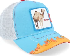 Trucker-Goorin Bros. Somebody Stop Me- Supercharged Blue/White A-Frame Trucker -
