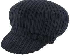 Sale MJM Hats Sophie W Cotton Velvet Black Vega cap -