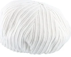 Velvet Caps-MJM Hats Sophie W Cotton Velvet White Flat Cap -