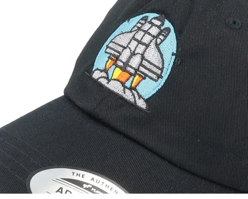 Sale Abducted Space Rocket Launch Dad Cap - Black