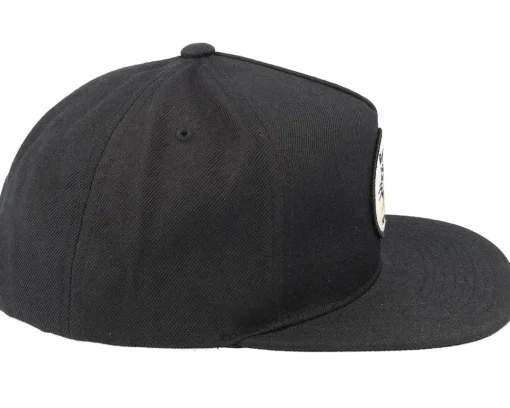 Snapback-Brixton Sparks Medium Profile Black Snapback -