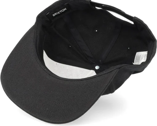 Snapback-Brixton Sparks Medium Profile Black Snapback -
