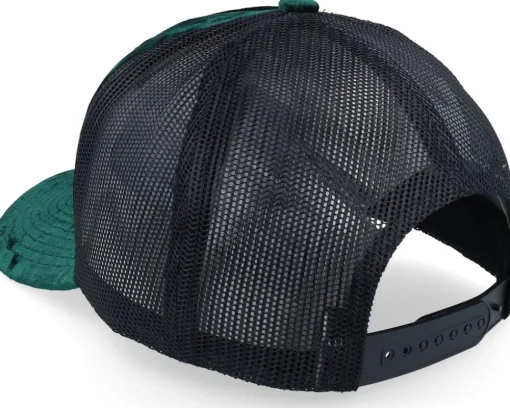 Trucker | Velvet Caps-Calza Pennello Spartan King Velvet /Black A-Frame Trucker - Green