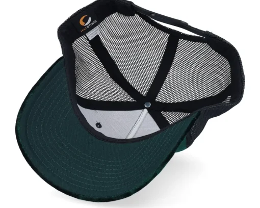 Trucker | Velvet Caps-Calza Pennello Spartan King Velvet /Black A-Frame Trucker - Green